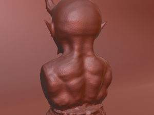 Realistic statue of Demon - Ready to Print Modello di stampa 3D