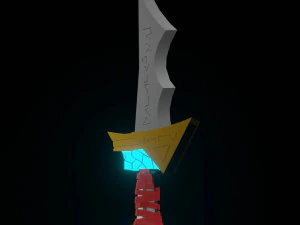 Fantasy-Schwert 3D Modell