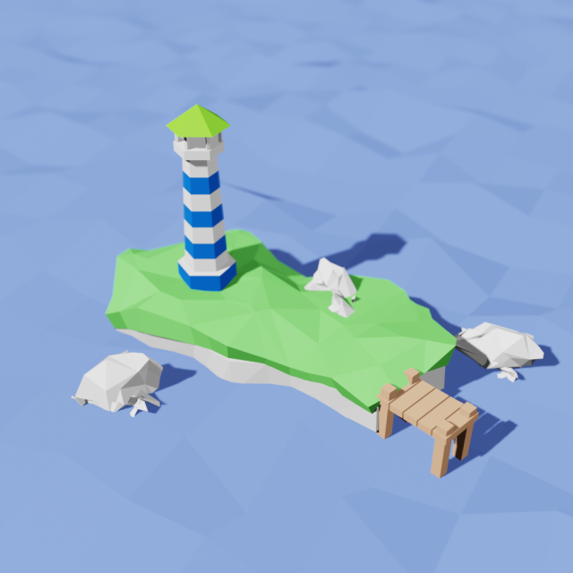 Lighthouse Model 3D .c4d .max .obj .3ds .fbx .stl .blend