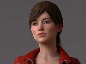 Female Base Rig with Outfit 3D Model