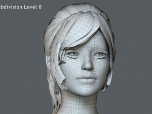 Female Base Rig with Outfit 3D-Modell