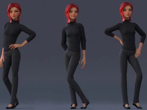 Violet 3D Model