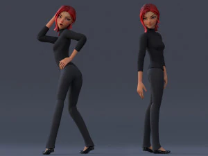 Violet 3D Model