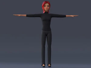 Violet 3D Model