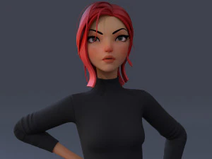 Violet 3D Model