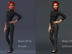 Violet 3D Model