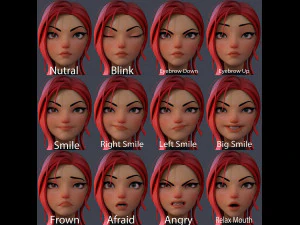 Violet 3D Model