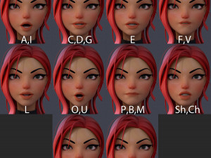 Violet Modelo 3D