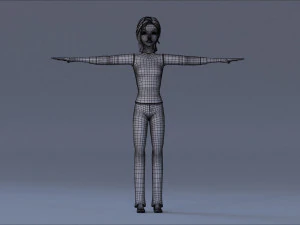 Violet 3D Model