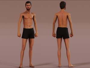 Male Female Base Rig 3D-Modell