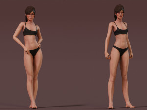 Male Female Base Rig 3D-Modell