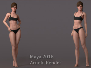 Male Female Base Rig 3D-Modell