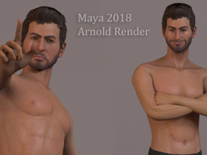 Male Female Base Rig 3D-Modell