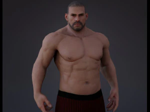 Equipamento Pesado Base Masculino Modelo 3D