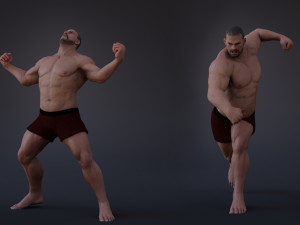 Male Base Heavy Rig 3D-Modell