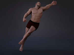 Male Base Heavy Rig 3D Model