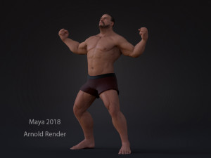 Male Base Heavy Rig 3D-Modell