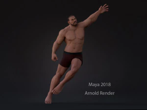 Male Base Heavy Rig 3D Model