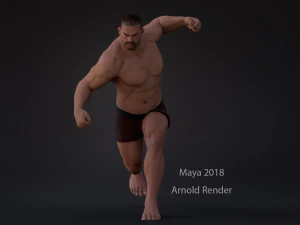 Male Base Heavy Rig 3D Model