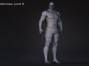 Male Base Heavy Rig 3D-Modell