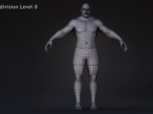 Male Base Heavy Rig 3D-Modell