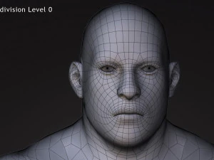 Male Base Heavy Rig 3D Model