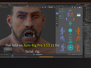 Male Base Heavy Rig 3D Model