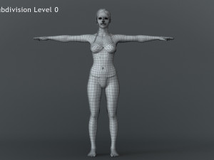 Female Base Model 3D