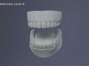Female Base Black Hair Rig 3D Model