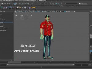 David Cartoon Rig 3D Model