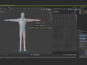 David Cartoon Rig 3D Model