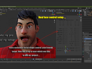 David Cartoon Rig 3D Model