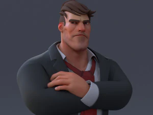 老板装备 3D 模型