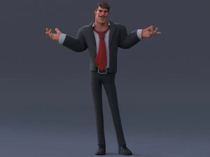 老板装备 3D 模型