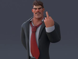 老板装备 3D 模型