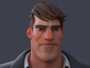 老板装备 3D 模型