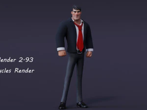 老板装备 3D 模型