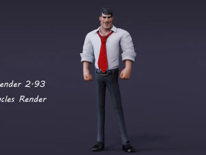 老板装备 3D 模型