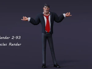 老板装备 3D 模型