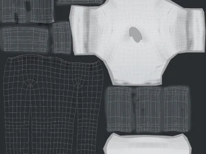 老板装备 3D 模型