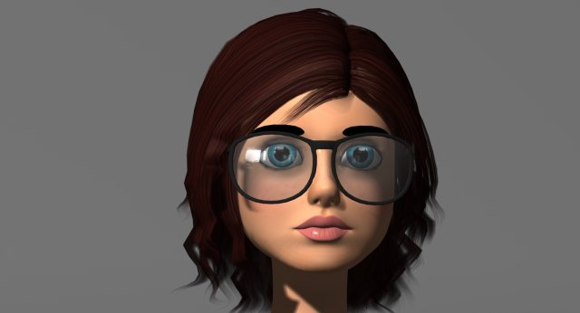 Helen 3D Model .c4d .max .obj .3ds .fbx .stl .blend 