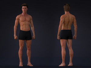 Male Base Rig Modelo 3D