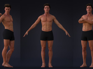 Male Base Rig Modelo 3D