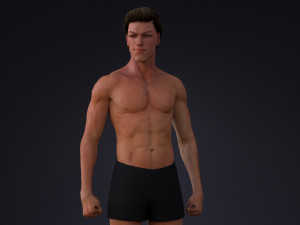 Male Base Rig Modelo 3D