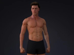 Male Base Rig 3D Model