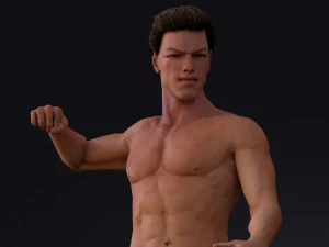 Male Base Rig 3D Model