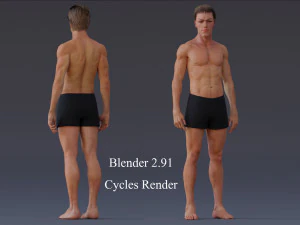 Male Base Rig 3D Model