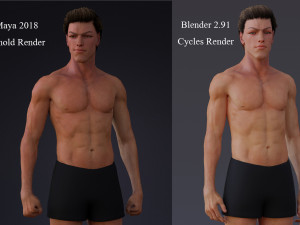 Male Base Rig Modelo 3D
