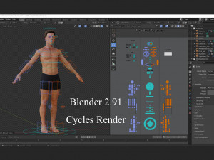 Male Base Rig Modelo 3D