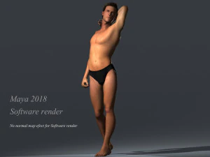 Erkek Taban Te&ccedil;hizatı 3D Model